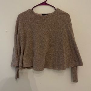 ZARA Poncho Sweater